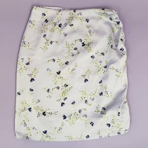 Trendy Silky Lavendar Pencil Skirt